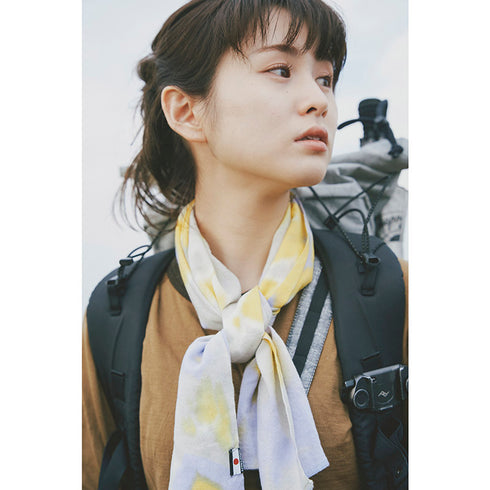 CHAORAS Sports Tenugui / Tie-dye  yellow x purple